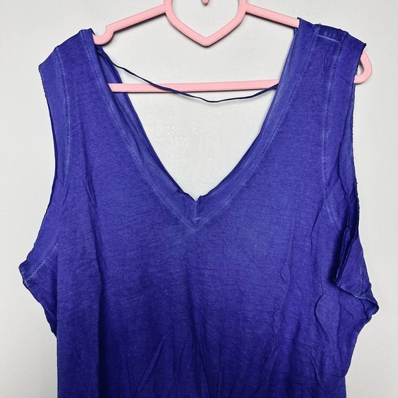 Free People Movement NWOT Henry V-Neck Sleeveless Tank Top Purple Medium - Picture 5 of 8